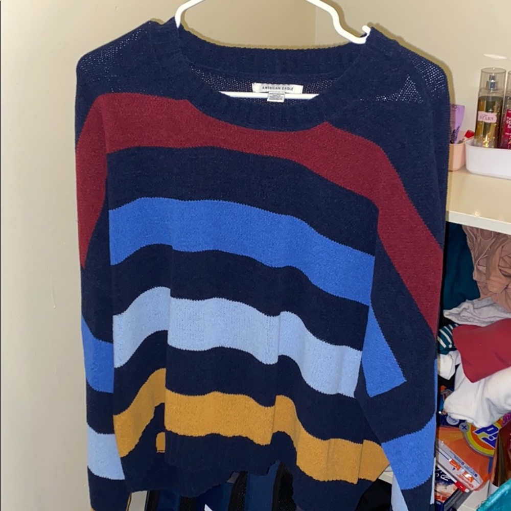 Cropped Chenille Sweater